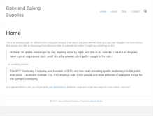 Tablet Screenshot of cakeandbakingsupplies.com